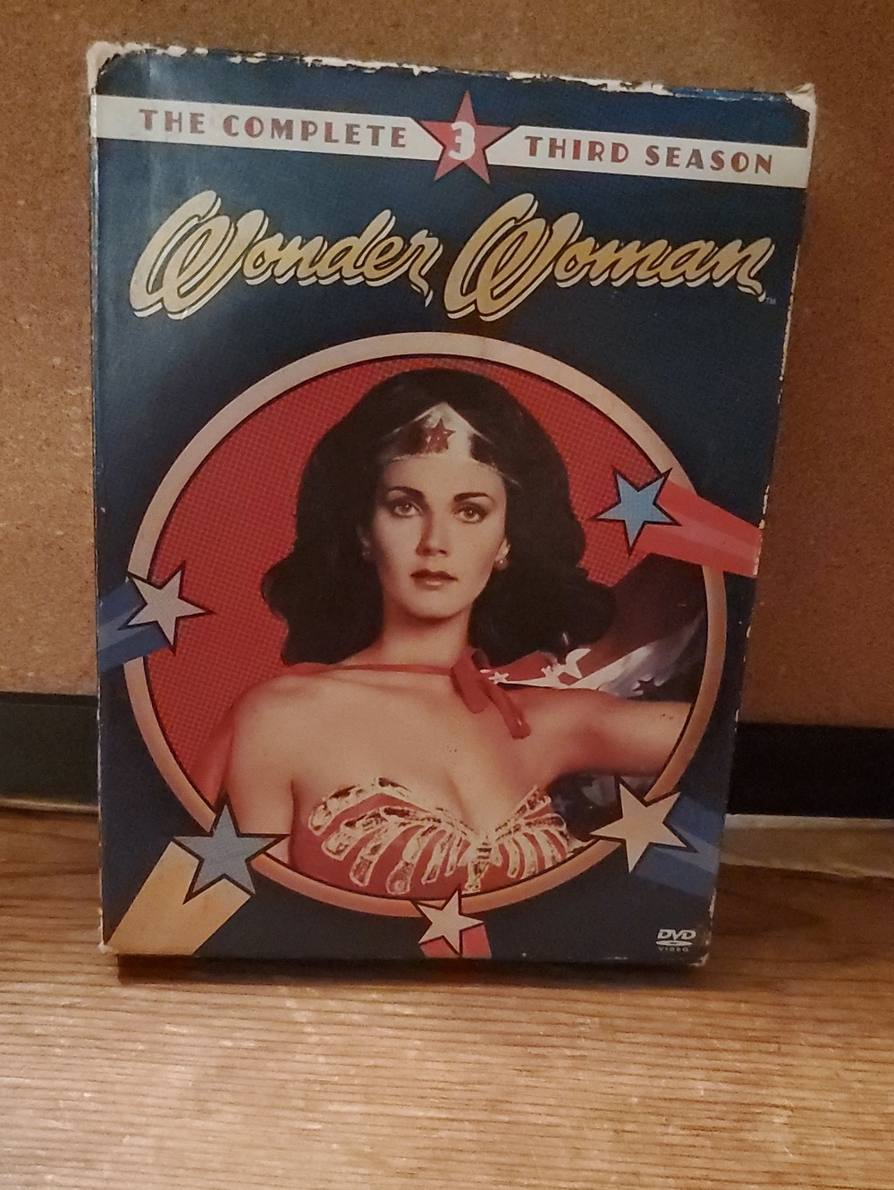 Wonder Woman Complete Third Season DVD Box - Blue & Red Artwork